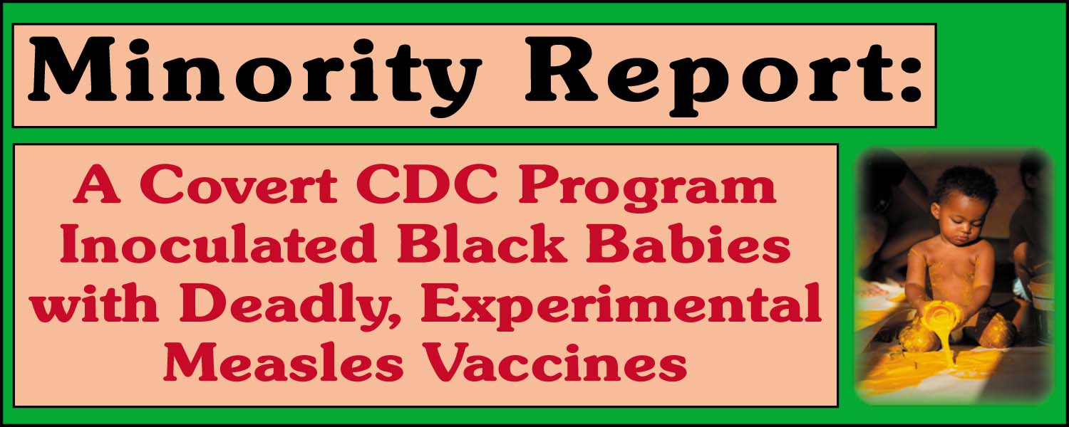 Minority Report: A Covert CDC Program